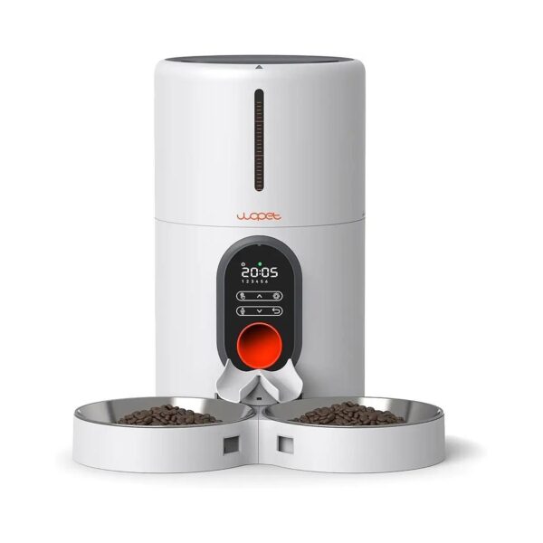 High-Tech Pet Feeder with Automated Feeding, Voice Recording, and Programmable Schedule