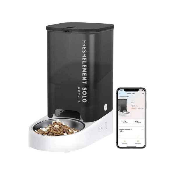 High-Tech Pet Feeder with WiFi Connectivity and Smart App Control for Pet Owners