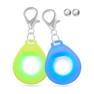 High Visibility Dog Collar Light LED Dog Harness Tag with 2 Packs for Easy Night Walking