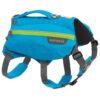 Hiking Backpack with Hydration Bladders for Small Dogs, Minimalist Design, Blue Dusk