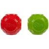 Holiday Collection Silent Squeak Ball Dog Toys with Green and Red Colors