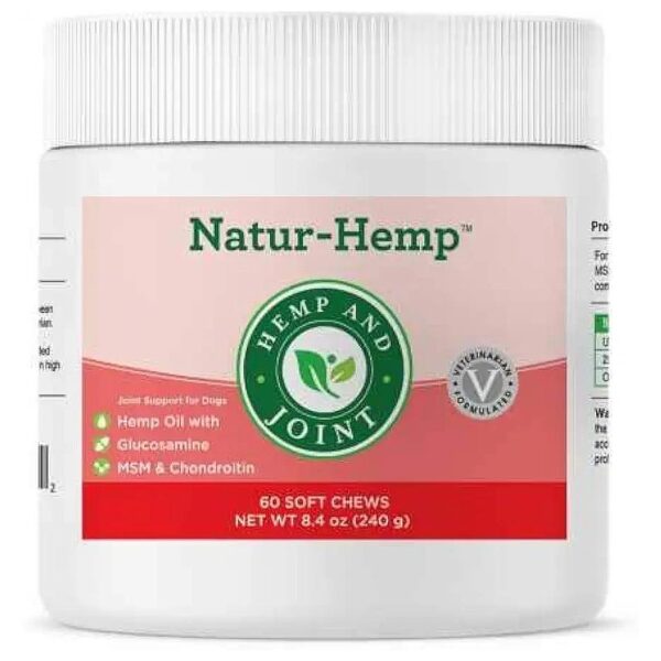 Holistic Joint Support Soft Chews for Dogs with Hemp Oil, Glucosamine, and Chondroitin