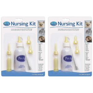 Holistic Pet Care Feeding Kit 2oz with 5 Nipples and Bottle Brush