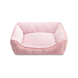 Hollypet Rectangle Pet Bed with Self-Warming Foam for Small Pets