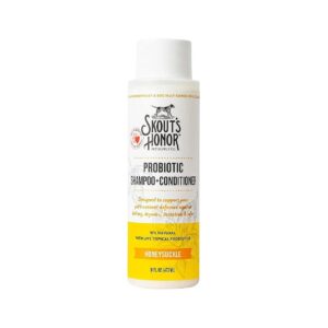 Honeysuckle Aroma Shampoo Conditioner with Probiotics and Omega-3s for Dogs