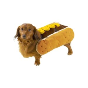 Hot Diggity Dog Polyester Costume with Velcro Closure, Small to Medium Dogs