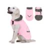 Hot Pink Fleece Lined Dog Coat with