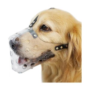 Huge Clear Dog Muzzle for Corgi, Husky, and German Shepherd