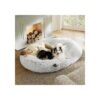 Human-Size Dog Bed for Adults with Faux Fur, Memory Foam, and CertiPUR-US Foam