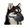 Humane Dog Muzzle with Movable Front Strap for Small Medium Large Breeds