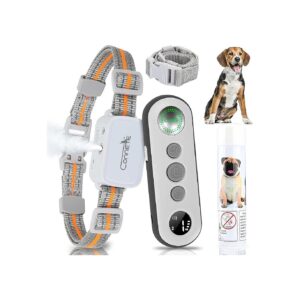 Humane Dog Training Collar with Citronella Spray and Remote Control for Large Breeds