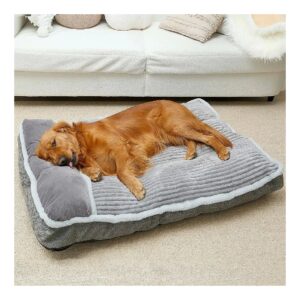 Hybrid Dog Bed with Pillow for Medium to Jumbo Breed Pets, Combining Comfort and Support