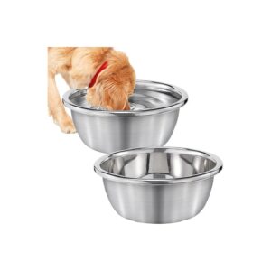 Hydrate Your Large Dog With These 3 Gallon Stainless Steel Dog Bowls