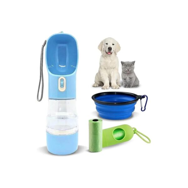 Hydrate and Nourish Your Dog on the Go with This Convenient Travel Water Bottle Kit