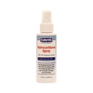 Hydrocortisone Spray for Pets with Itching and Inflammation Relief