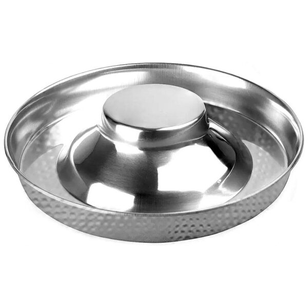 Hygienic Stainless Steel Dog Food Bowl for Multiple Pets