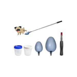 Hygienic and Durable Pet Urine Collector with Two Collection Cups and Comfortable Grip