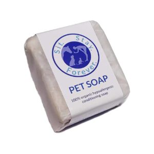 Hypoallergenic Pet Shampoo Bar with Oatmeal and Olive Oils