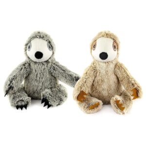 Hypoallergenic Sloth Plush Pet Toy with Embedded Squeaker for Furry Friends