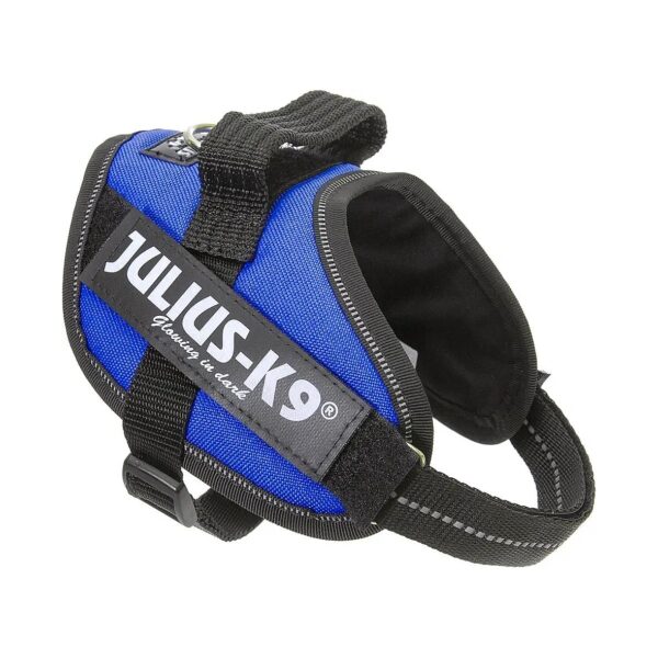 IDC Powerharness Blue Mini for Small Breed Dogs with Adjustable Chest Circumference