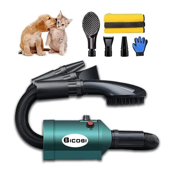 IEC Certificated Pet Hair Dryer Gooming Blower with Double Force Grooming for Pets