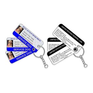 (IService Dog Identification Tags with Full ADA Access for Restaurants and Buildings