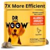 Immune Support and Allergy Relief Supplement with Prebiotic and Probiotic Blend for Dogs