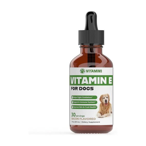 Immune Support and Skin Health Liquid Vitamin E for Dogs