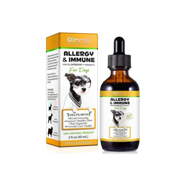 Immune System Booster for Dogs with Allergy Relief and Skin Health