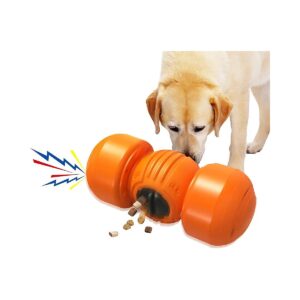 Improved IQ Dog Treat Puzzle with 3-in-1 Raised Feeding Design