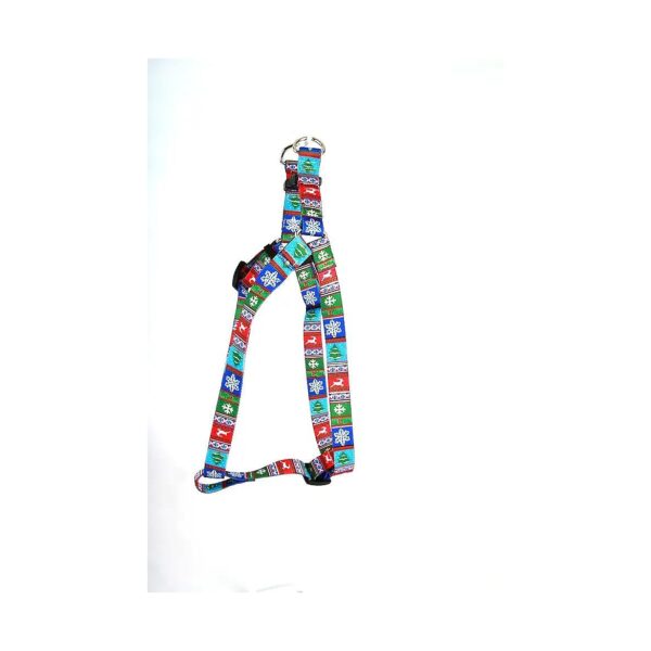 In Dog Harness with Alpine Design and Synthetic Material