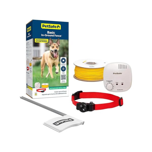 In-Ground Electric Pet Fence System for Dog Training and Containment