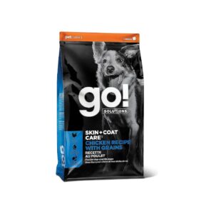 In-One Dog Food for Optimal Skin, Coat, and Digestive Health with Chicken and Grains