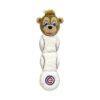 Inch Long Plush Dog Toy with Squeakers and MLB Team Logo Embroidery