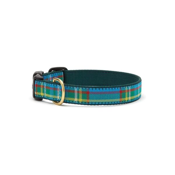 Inch Wide Width and Large Size Make Kendall Plaid Pattern Dog Collar an Attractive Choice