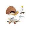 Includes Coconut Shell Hideout, Helmet Hat, and Mini Scooter Toy