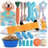 Includes Dog Nail Clippers and Files, Toothbrush, and More, Small Medium Dog Essentials