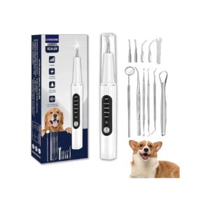 Includes Ultrasonic Tooth Cleaner and Dental Tool Set for All-Over Teeth Cleaning