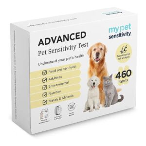 Inclusive Pet Health Analysis Kit with 460-item Test and Comprehensive Results