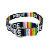 Inclusive Support Rainbow Flag Dog Collar Pride Training Collar for Dogs