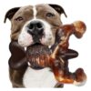 Indestructible Bacon Flavored Dog Chew Toys for Medium Large Breed Dogs