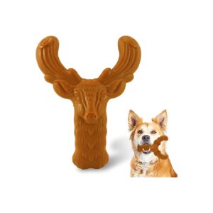 Indestructible Dog Chew Toys for Aggressive Chewers with Real Peanut Flavor Treats