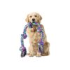 Indestructible Dog Rope Toy for Large Breed, 5 Knots, Teeth Cleaning, and Anxiety Relief