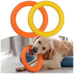 Indestructible Dog Training Rings for Small Medium Large Dogs Throwing Catching Flying