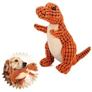 Indestructible Robust Dino Dog Toy for Stress Relief and Teething Protection