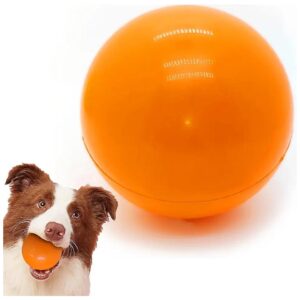 Indestructible Rubber Dog Balls for Large Breed Males and Females Aggressive Chewers