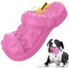 Indestructible Squeaky Dog Chew Toys for Small Medium Large Dogs Pink