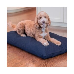 Indigo Denim Dog Bed Cover with Extra Protection for Medium to Large Dogs Made in USA