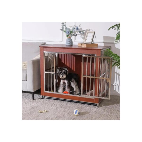 Indoor Kennel for Small to Medium Dogs, Heavy Duty Construction, 8 x 26 x 33 Inches