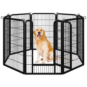 Indoor Outdoor Pet Exercise Pen for Small to Medium Size Animals